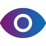 Human eye icon illustration